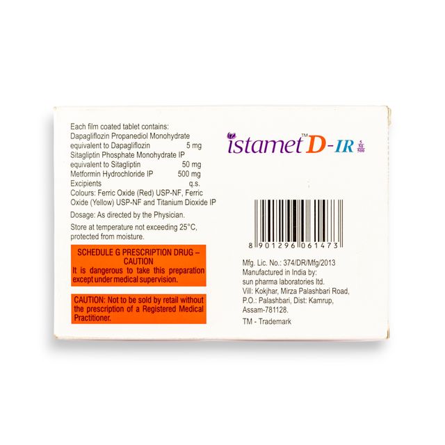Istamet D Ir 5/50/500 Tablet