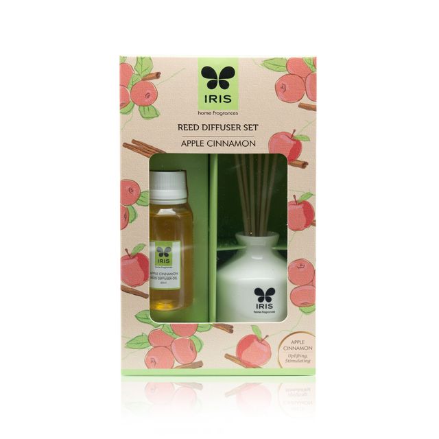 Iris Apple Cinnamon Reed Diffuser Set