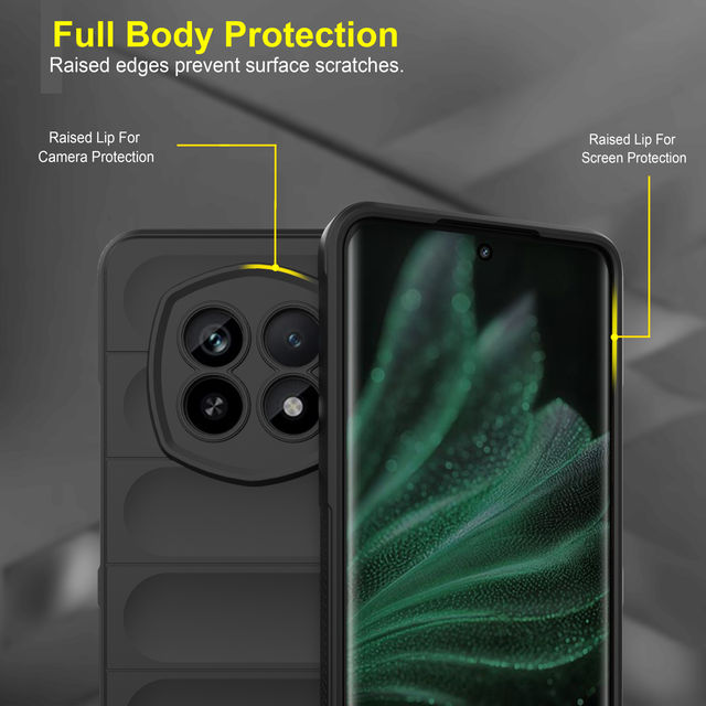 Zapcase Back Cover for Realme P2 Pro 5G | Magic-Black