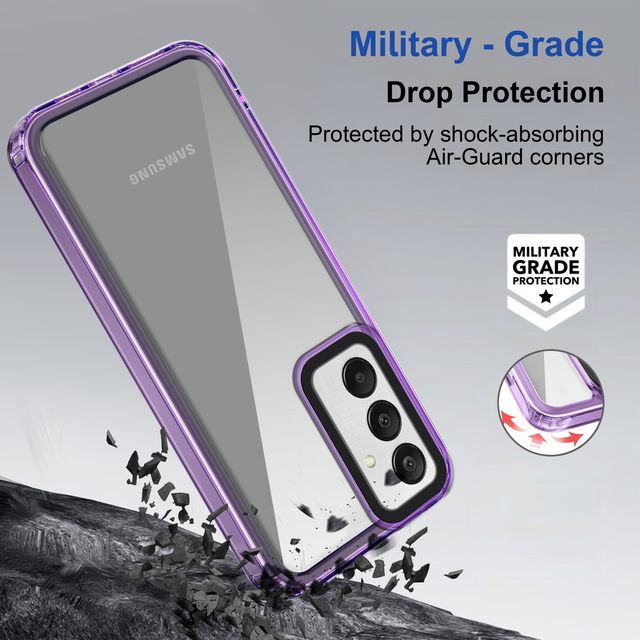 Zapcase Back Cover for Samsung Galaxy F15 5G | Space-Purple