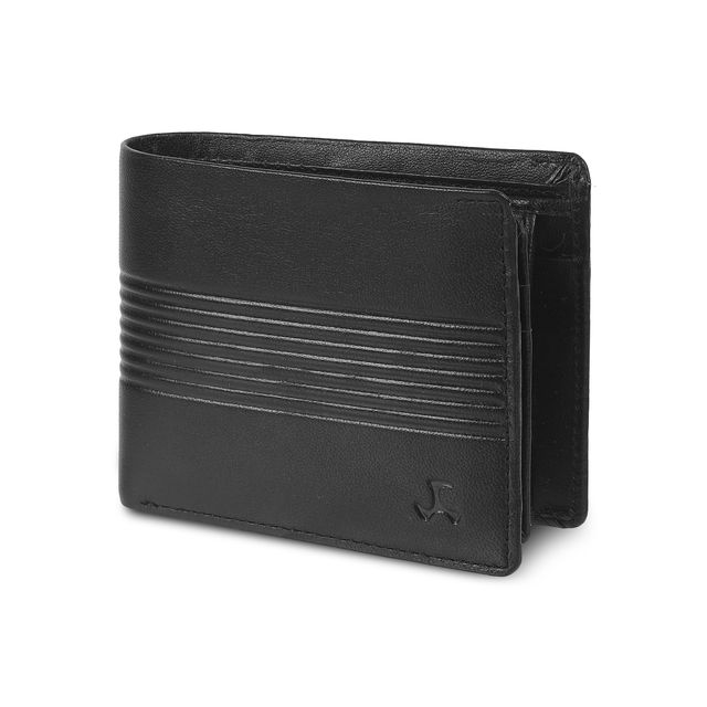 Mochi Men's Genuine Leather Wallet | 21-66-11 | Black