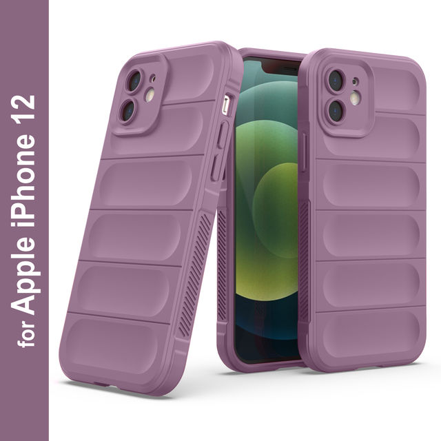 Zapcase Back Cover For Apple Iphone 12 (Magic-Lavender)