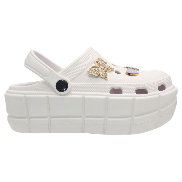 Bonkerz Ladies Clogs White - UK 6