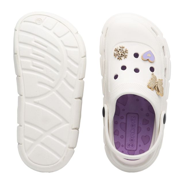 Bonkerz Ladies Clogs White - UK 6