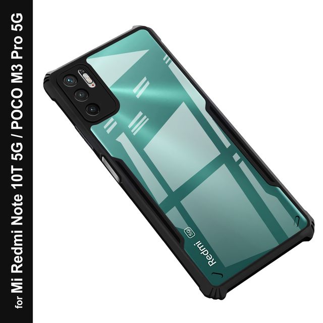 Zapcase Back Cover for Poco M3 Pro | Redmi Note 10T 5G | Matte-Black