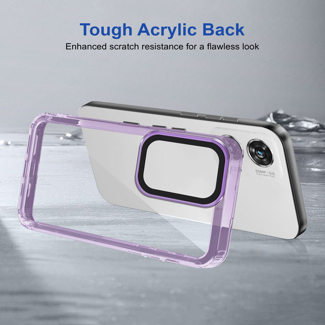 Zapcase Back Cover for Motorola Edge 50 Fusion | Space-Purple