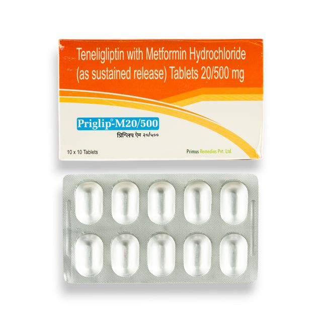 Priglip-M20/500 Tablets SR