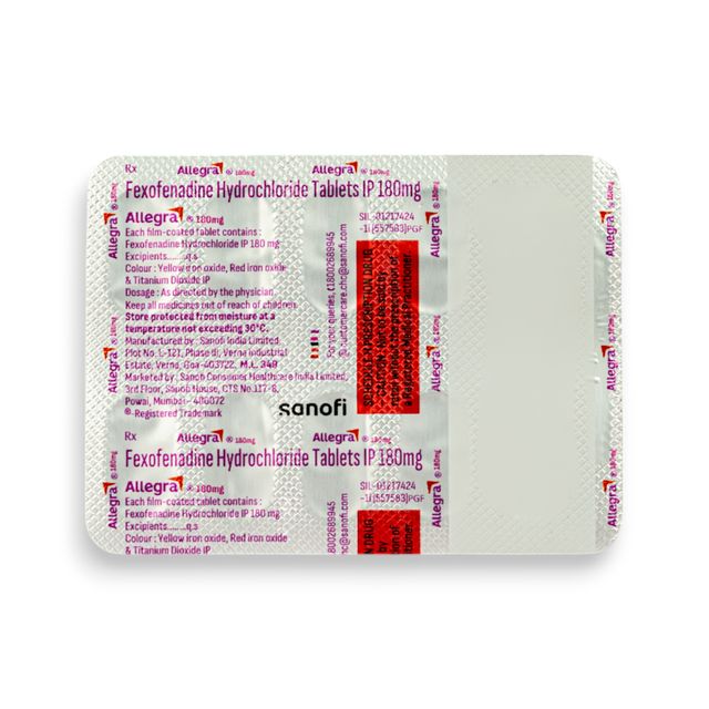 Allegra 180mg Tablets