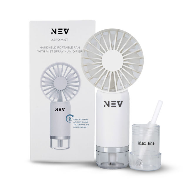 Nev Aero Mist Portable Fan With Mist Handheld Design
