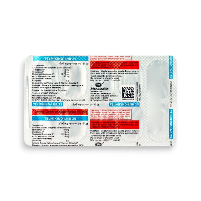 Telmikind Lnb 25 Tablet