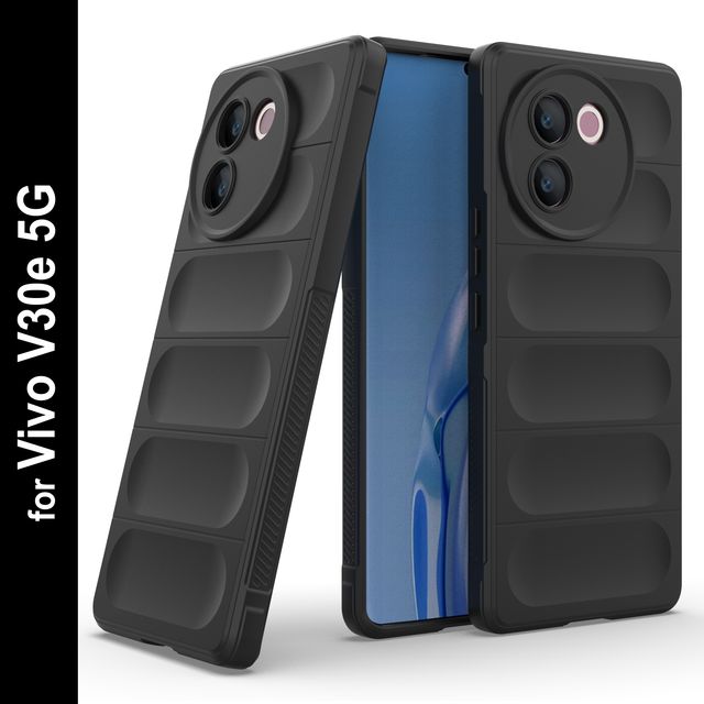 Zapcase Back Cover for Vivo V30e 5G | Magic-Black