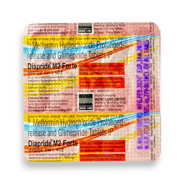 Diapride M2 Forte Tablet
