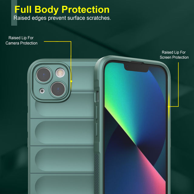 Zapcase Back Cover for Apple iPhone 13 | Magic-DarkGreen