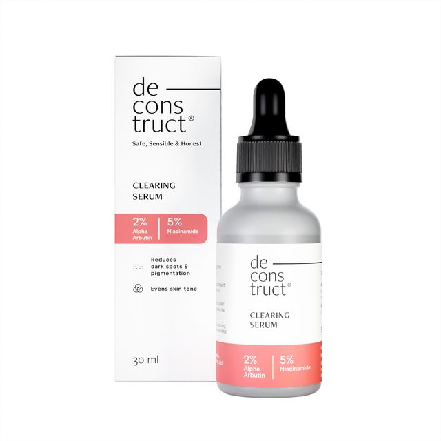 Deconstruct Clearing Serum 5% Niacinamide & 2% Alpha Arbutin Serum for Acne Marks & Pigmentation