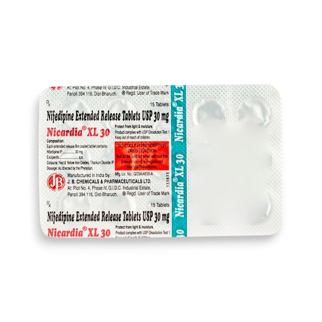 Nicardia XL 30 Tablet