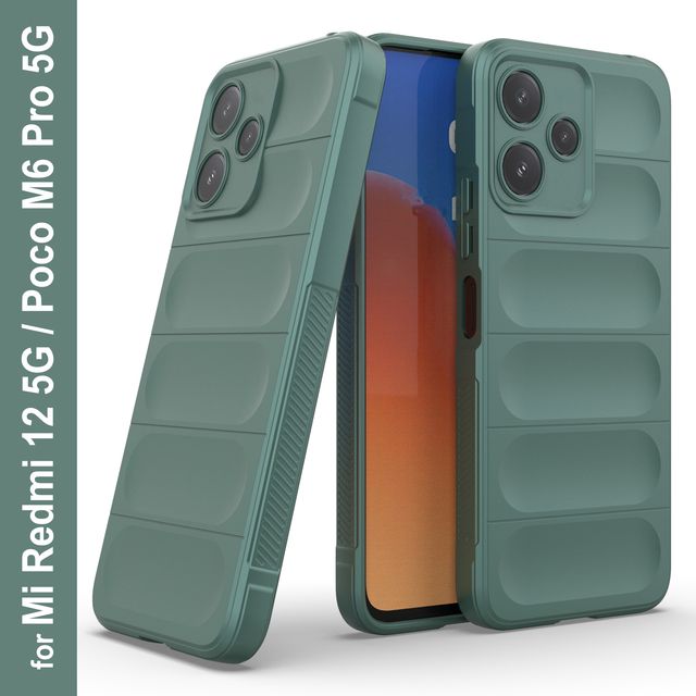 Zapcase Back Cover for Mi Redmi 12 5G | Magic-DarkGreen