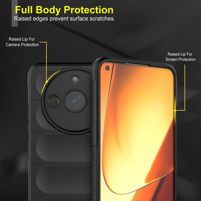 Zapcase Back Cover for Realme Narzo 60 5G | Magic-Black