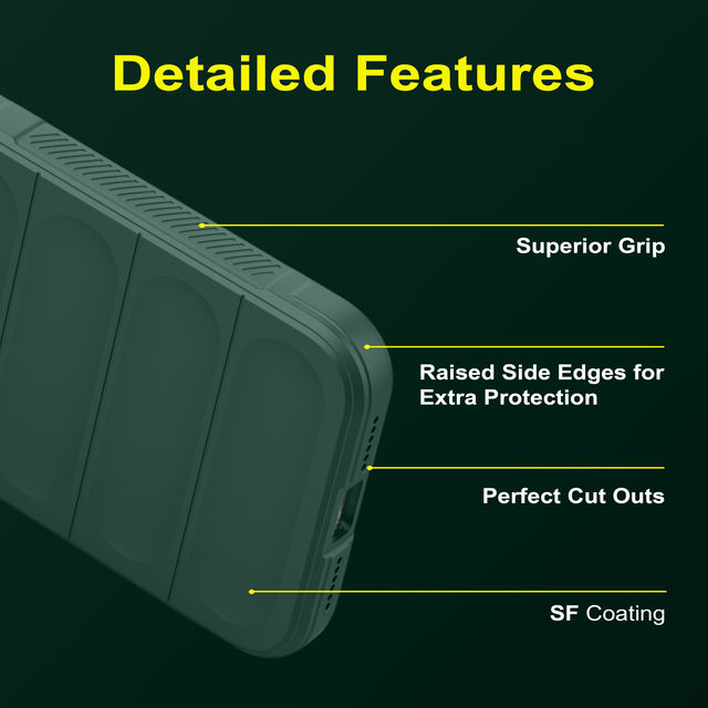Zapcase Back Cover for Apple iPhone X| Apple iPhone XS | Magic-DarkGreen