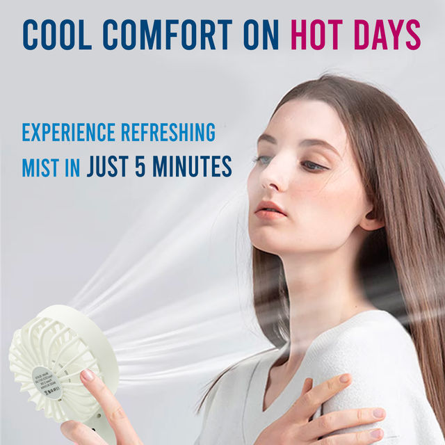 Nev Aero Mist Portable Fan With Mist Handheld Design