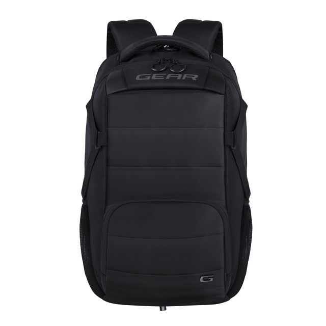 Buy Gear Unisex Solid Artificial Leather 30 L Laptop Backpack