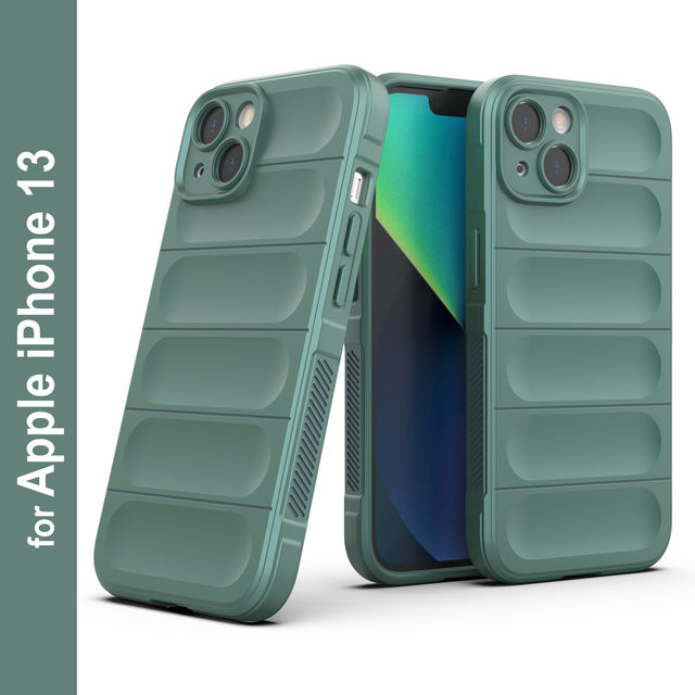 Zapcase Back Cover for Apple iPhone 13 | Magic-DarkGreen