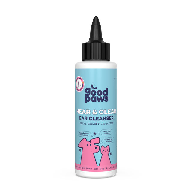 The Good Paws Hear & Clear Ear Cleanser For Dogs And Cats (Helps Prevent Infection)