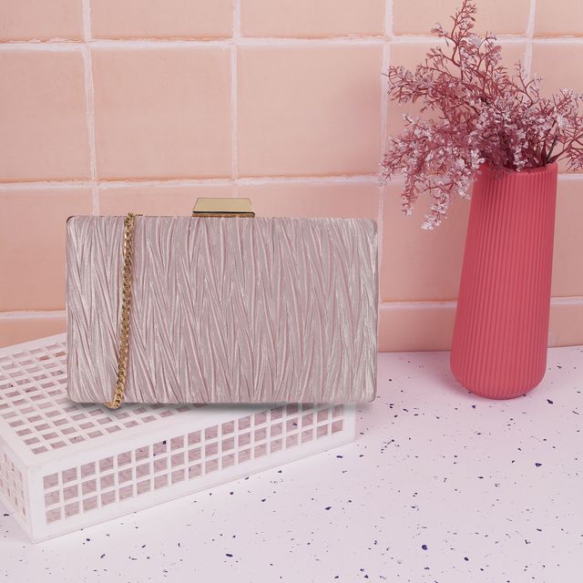 Mochi Women's Party Clutch | 38-128-52 | Rose Gold