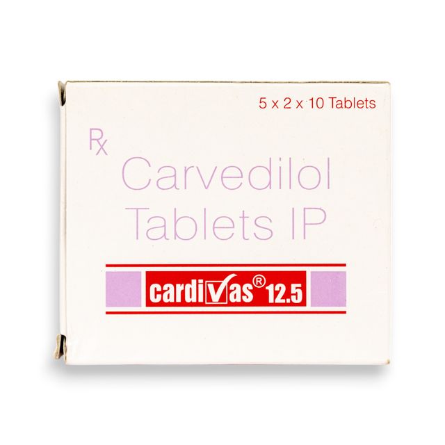 Cardivas 12.5 Tablet