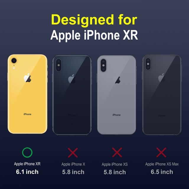 Zapcase Back Cover for Apple iPhone XR | Magic-Sapphire
