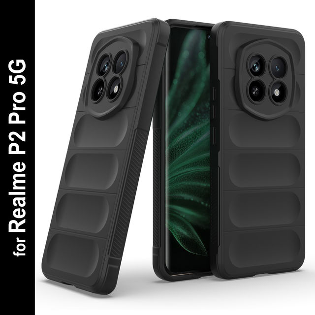 Zapcase Back Cover for Realme P2 Pro 5G | Magic-Black