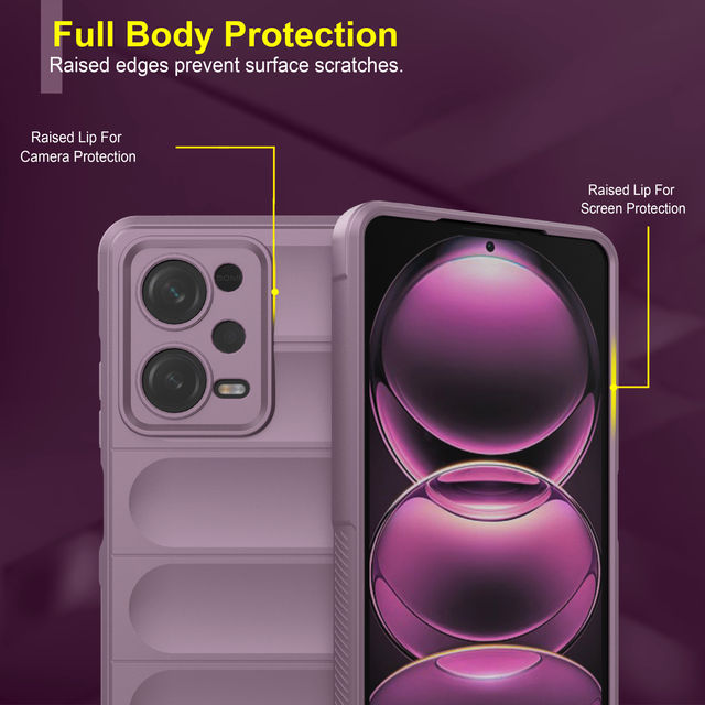 Zapcase Back Cover for Redmi Note 12 Pro 5G | Magic-Lavender