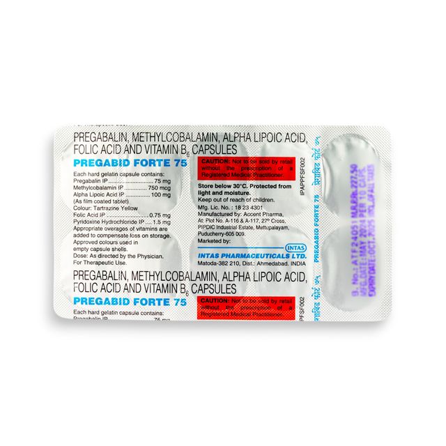 Pregabid Forte 75 Capsule