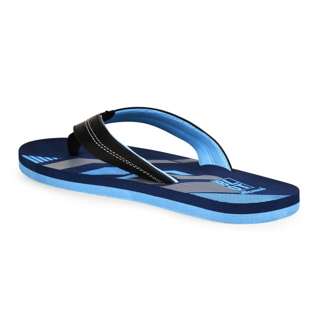 Paragon Men Printed Lightweight Rubber Thong Flipflops | Blue | UK 8