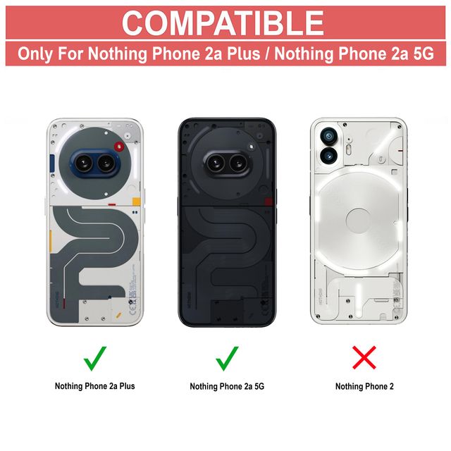 Zapcase Back Cover for Nothing Phone | Matte-Black