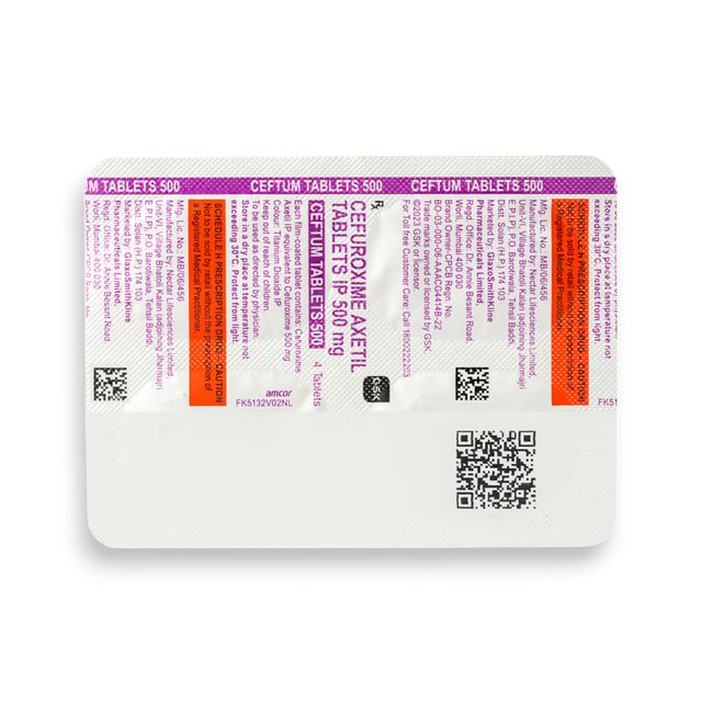 Ceftum 500Mg Tablet