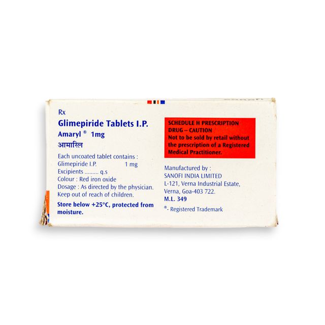 Amaryl 1mg Tablet