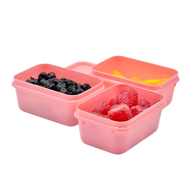Mahaware Polka Container | Easy Storage Container| 125 ml | Set of 3