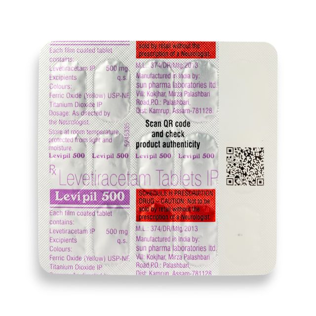 Levipil 500 Tablets