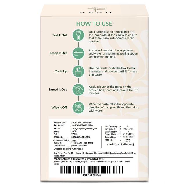 Azah Body Wax Powder