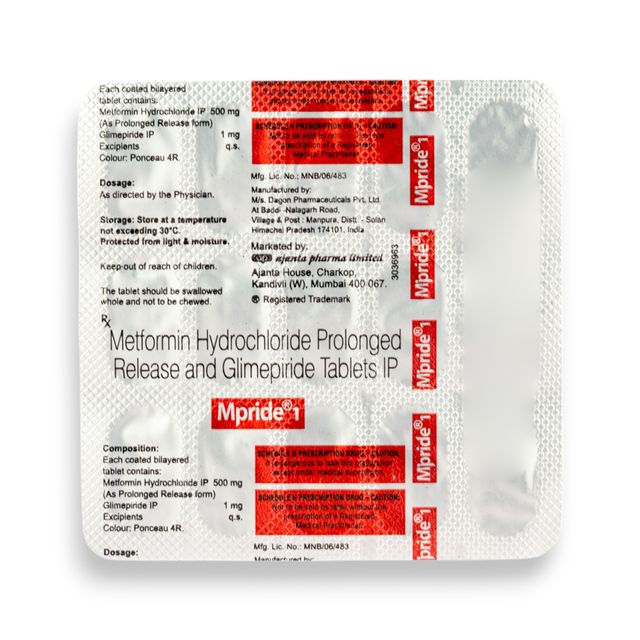 Mpride 1 Tablets PR