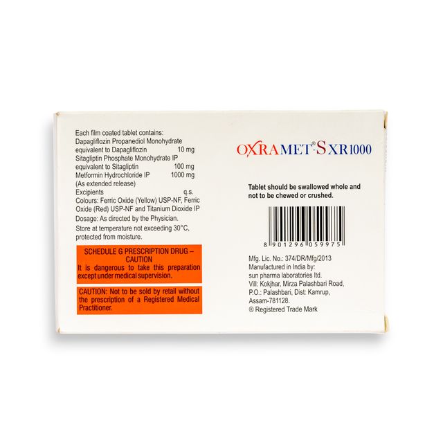 Oxramet S XR 1000 Tablet