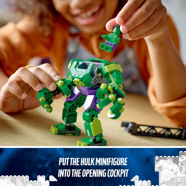 Lego Marvel Hulk Mech Armor Building Toy Set
