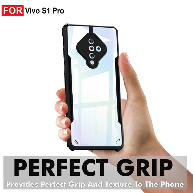 Zapcase Back Cover for Vivo S1 Pro | Matte-Black