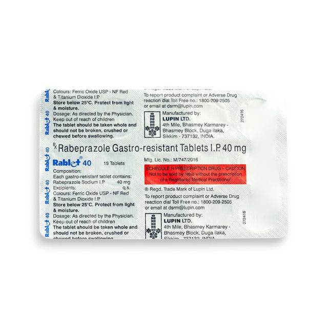 Buy Rablet 40 Tablet at ₹349 | Instant Online Delivery | Zepto