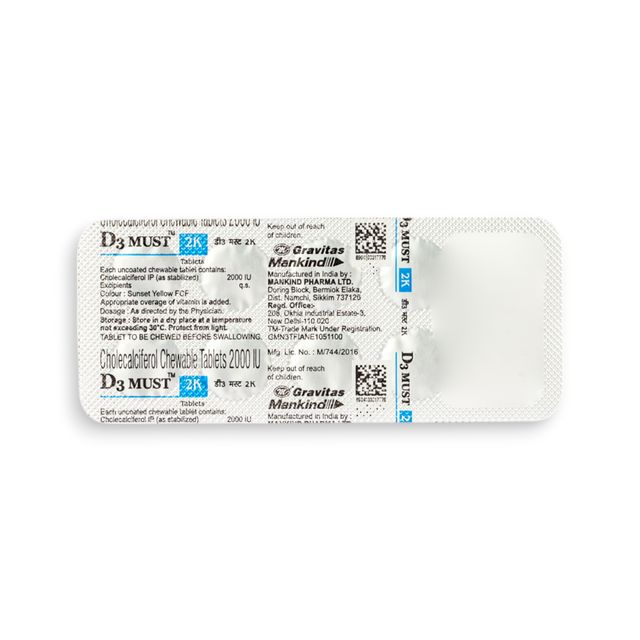 D3 Must 2K Tablets