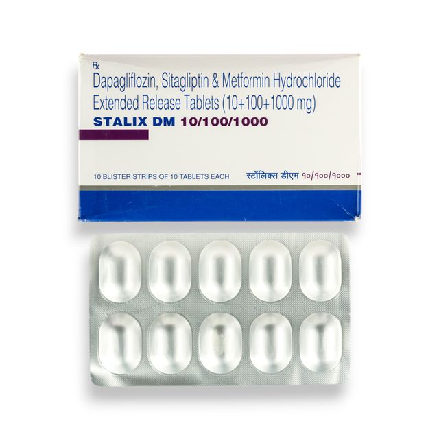 Stalix Dm 10+1000+100 Tablets ER