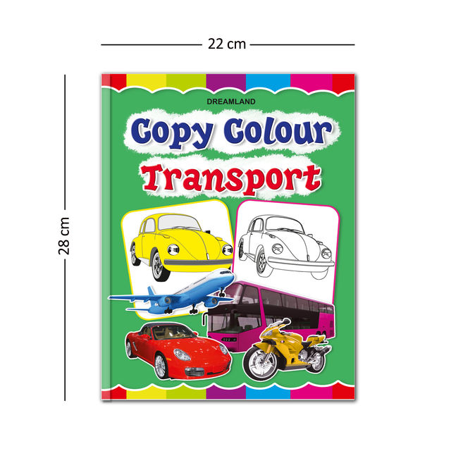 Dreamland Copy Colour Book - 1 to 6 (Pack) | Gift for kid | Gift Pack | Coloring Books for kid, 96 Pages