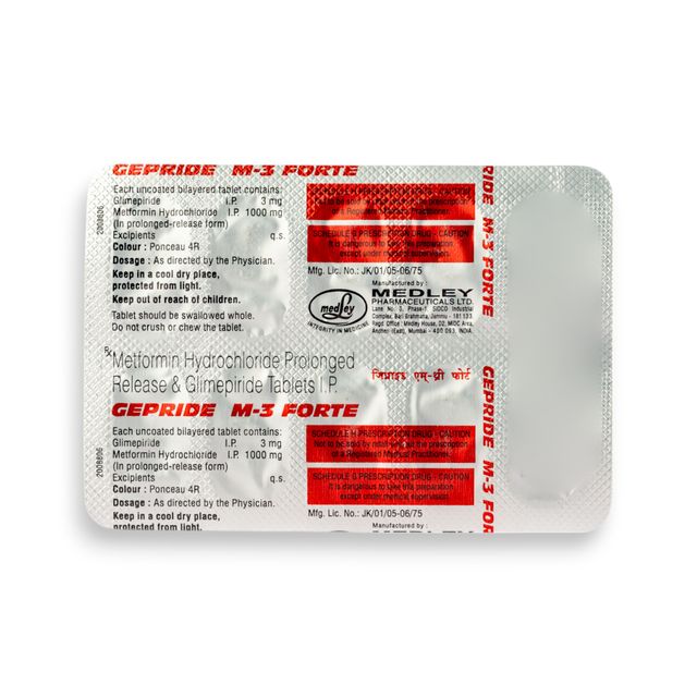 Gepride M-3 Forte Tablets PR