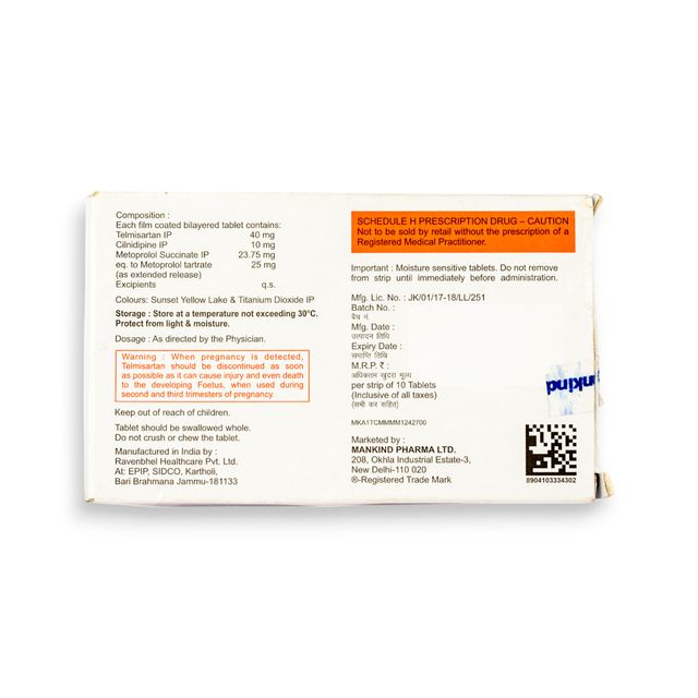 Telmikind Lnb 25 Tablet