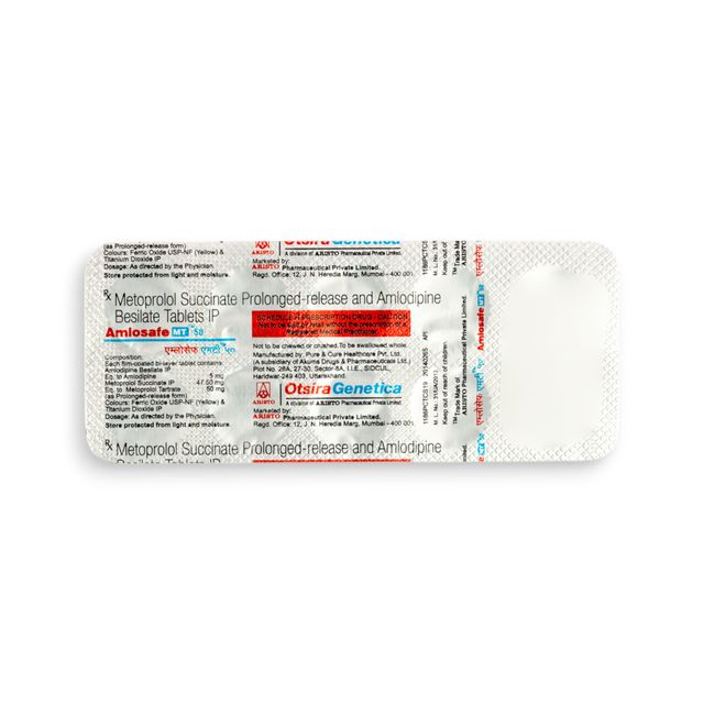 Amlosafe Mt 50 Tablet Pr